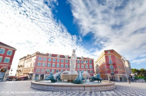 Beach, Pure Centre, view over Opera de Nice